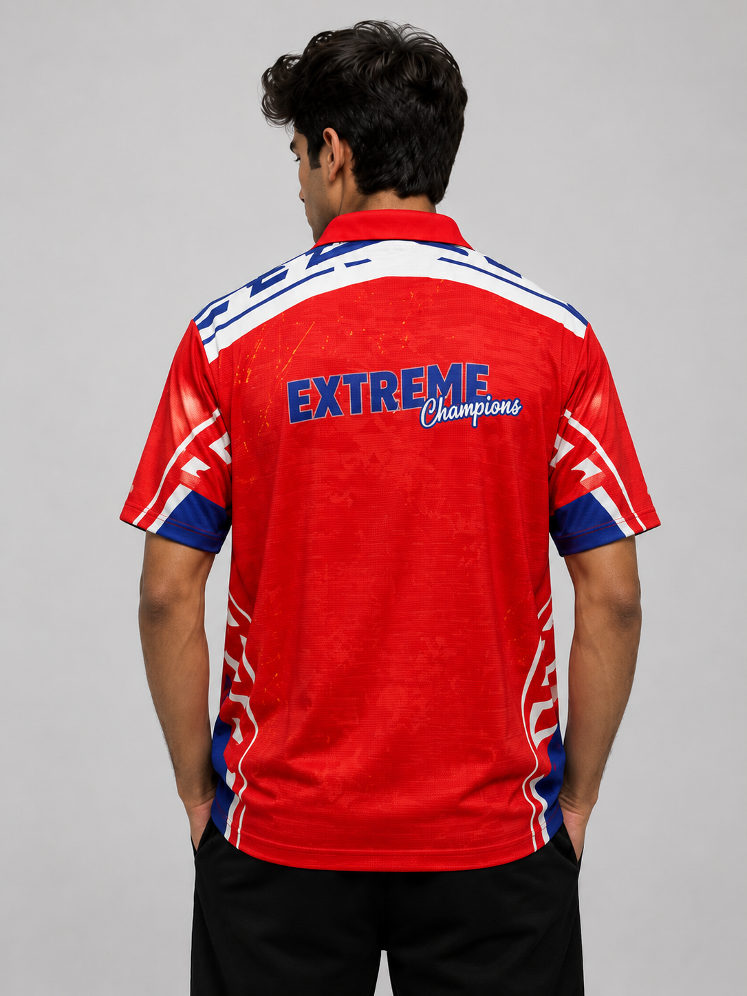 Men's Retro Cricket Polo T-Shirt