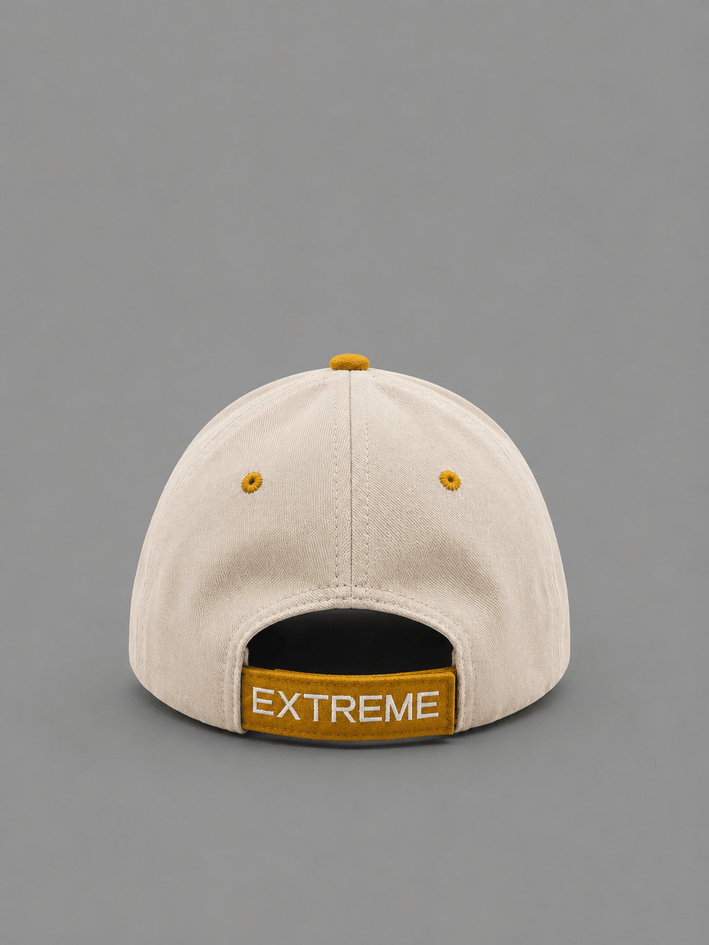 Men's Extreme Patch Baseball Cap – Cream & Mustard - Extreme Sports