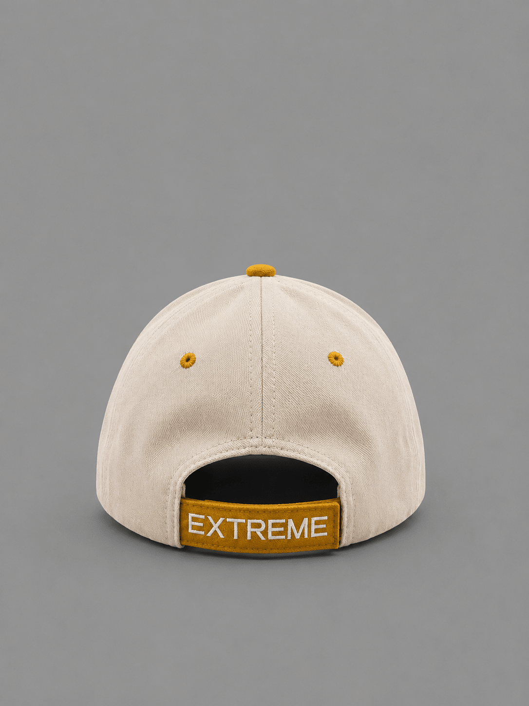 Men's Extreme Patch Baseball Cap – Cream & Mustard - Extreme Sports