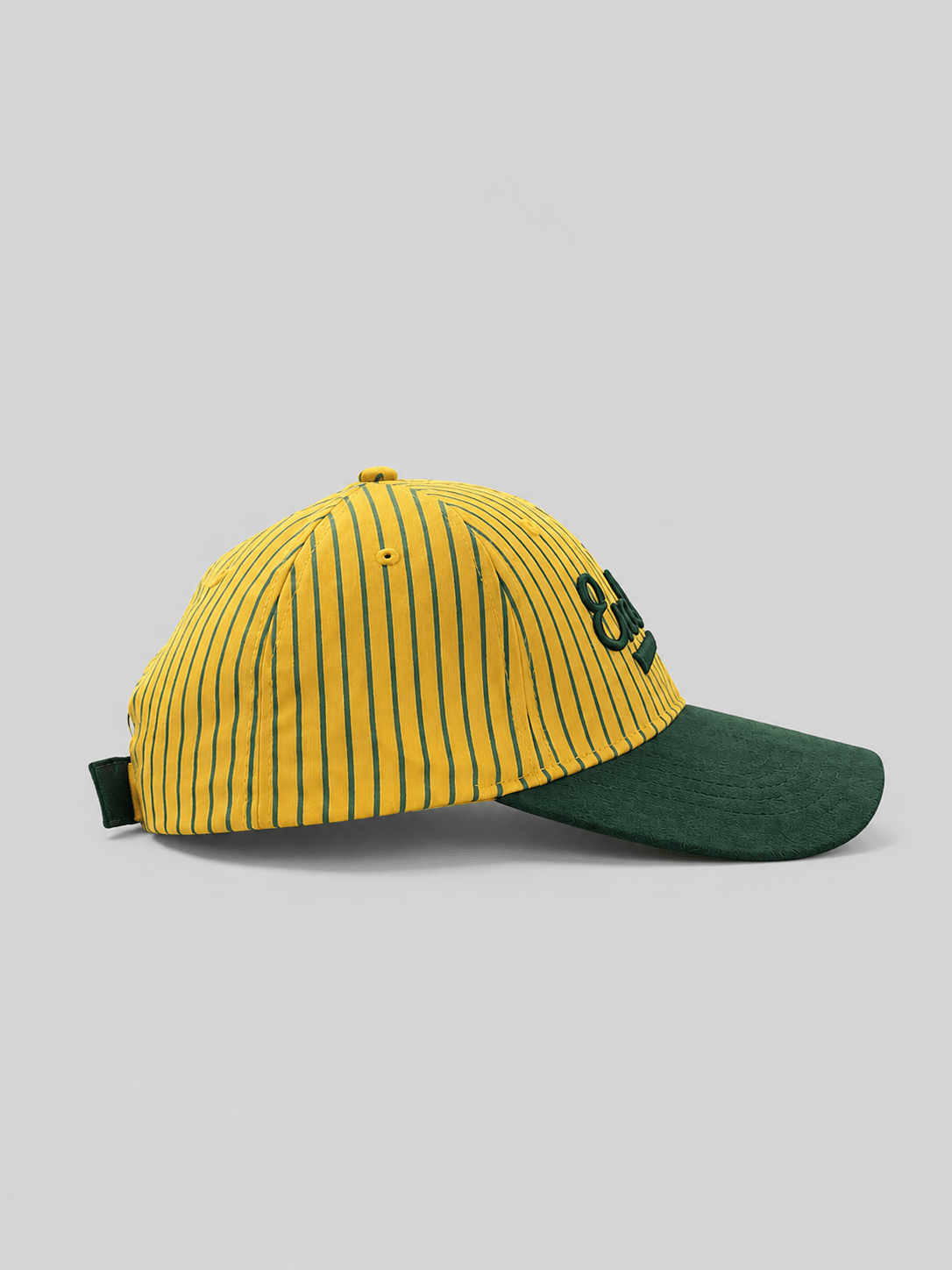 Men's Extreme Striped Baseball Cap – Yellow & Green - Extreme Sports