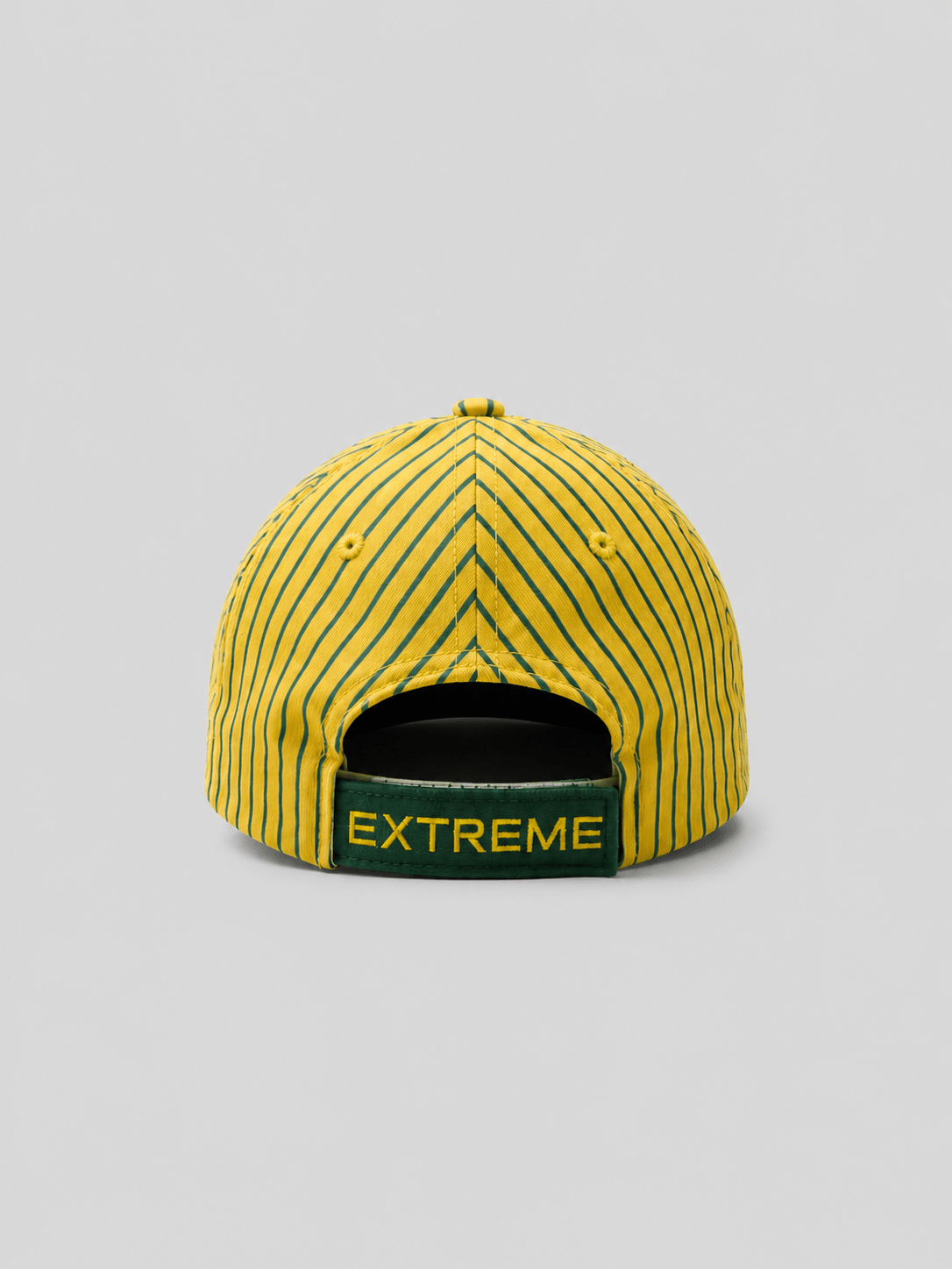Men's Extreme Striped Baseball Cap – Yellow & Green - Extreme Sports
