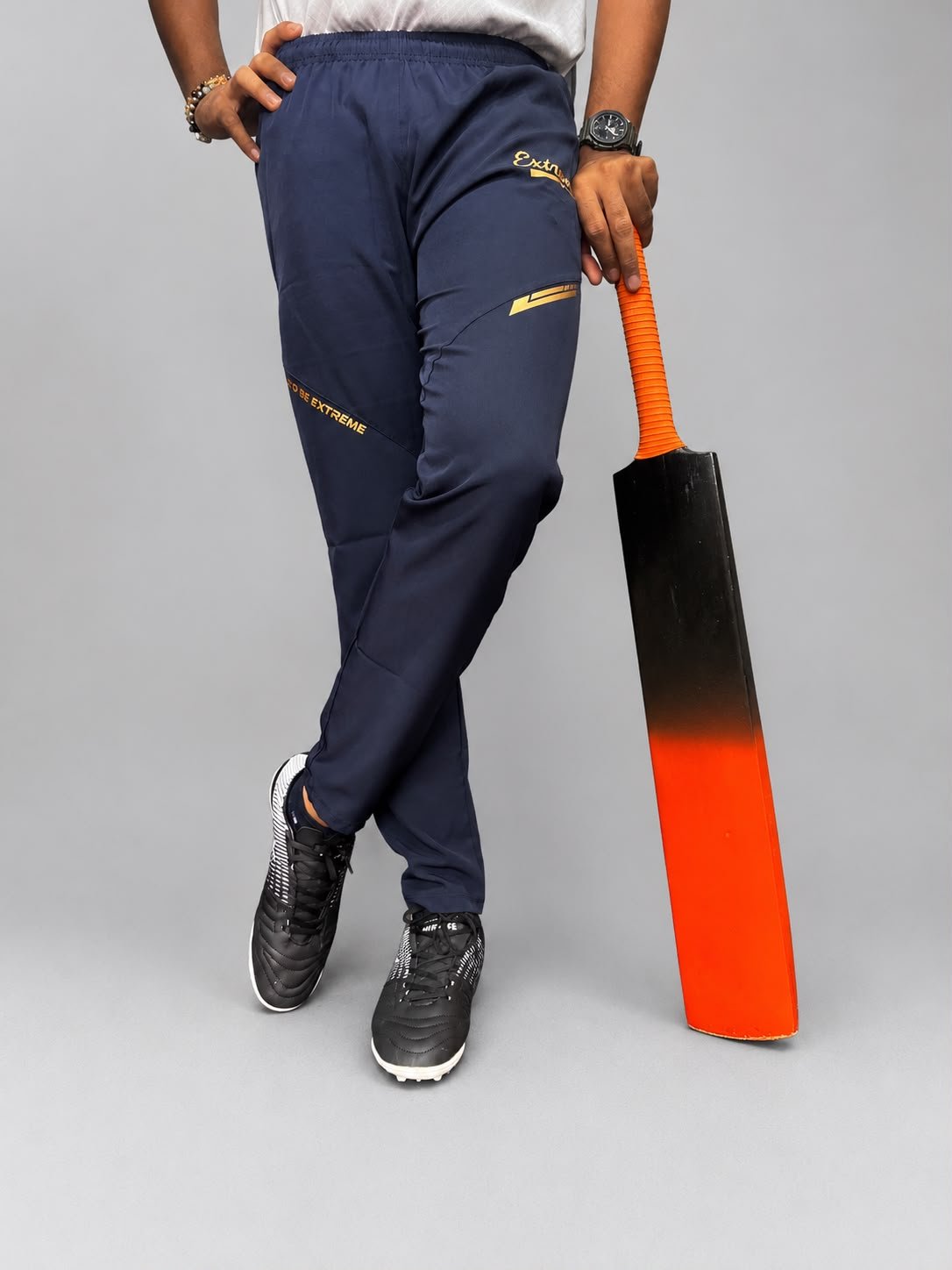 Men's Extreme Track Pants – Navy & Gold - Extreme Sports